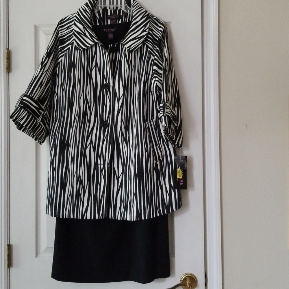 NEW dress and jacket  signature by Robbie lee